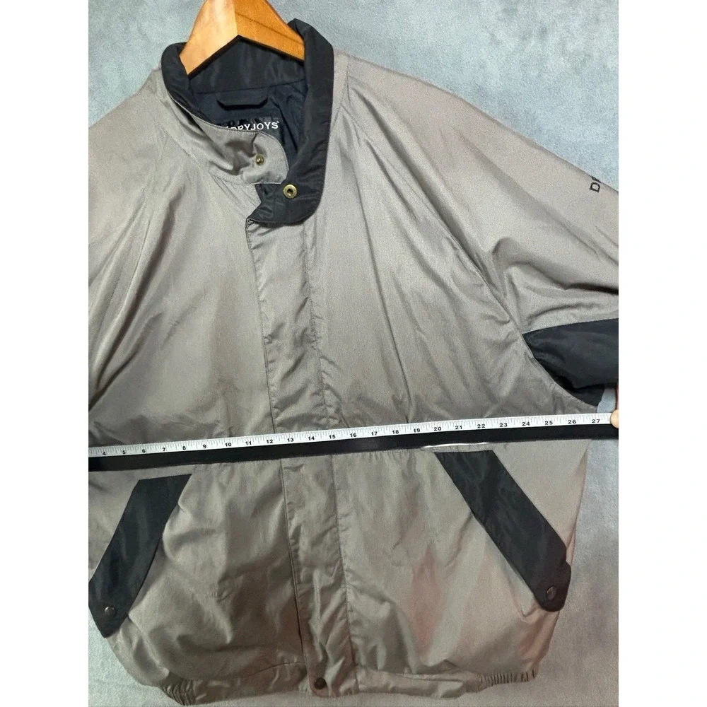 FootJoy Dry Joys XL Black Gray Windbreaker Rain Golf Jacket